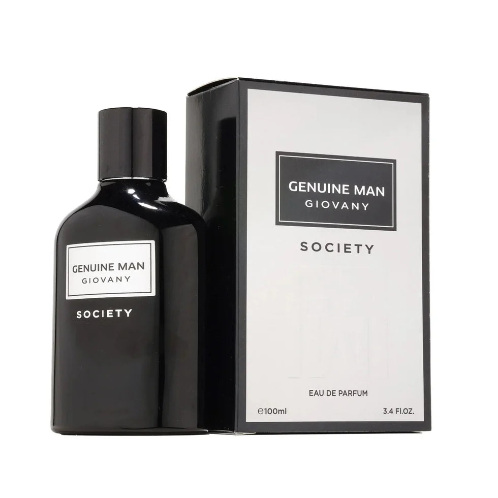 FRAGRANCE WORLD Genuine Man Giovany Society EDP 100ml