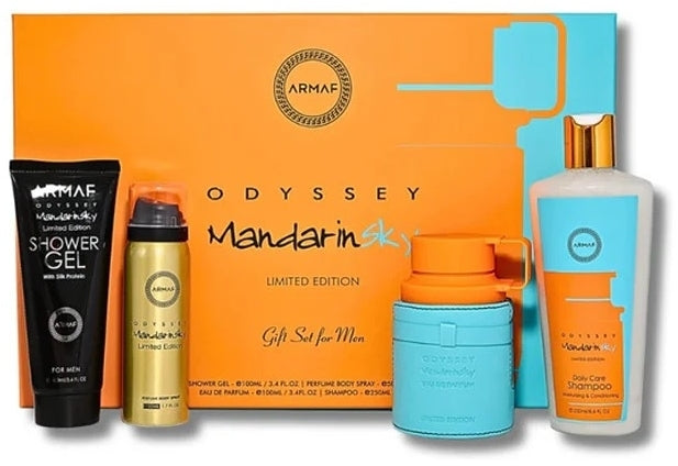 ARMAF SET Odyssey Mandarin Sky EDP 100ml + SG 100ml + SH 250ml + DS 50ml