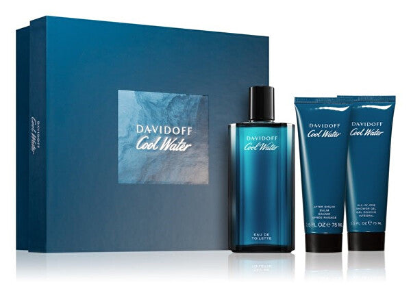DAVIDOFF SET Cool Water EDT 125ml + AS 75ml + SG 75ml